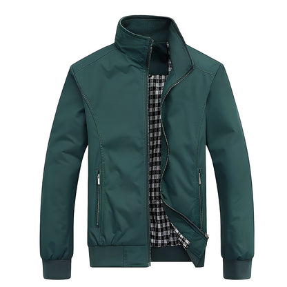 Giacca Uomo con Chiusura Lampo Moderna
