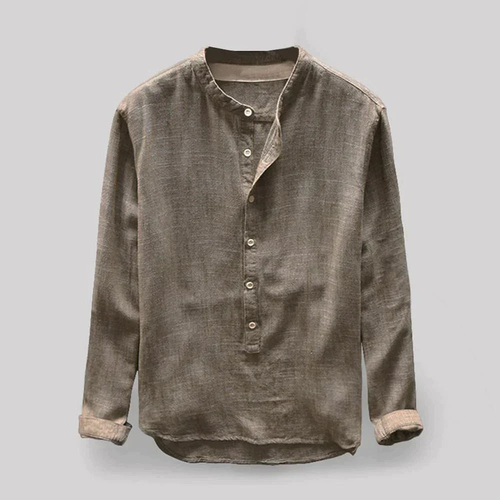 Camicia Oxford Uomo Classica Manica Lunga