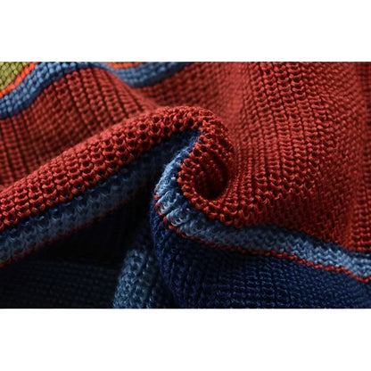 Cardigan Uomo Retro in Maglia Classico