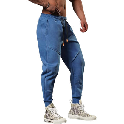 Pantaloni Jogging Uomo Fleece Leggero Cargo Taglio Tapered