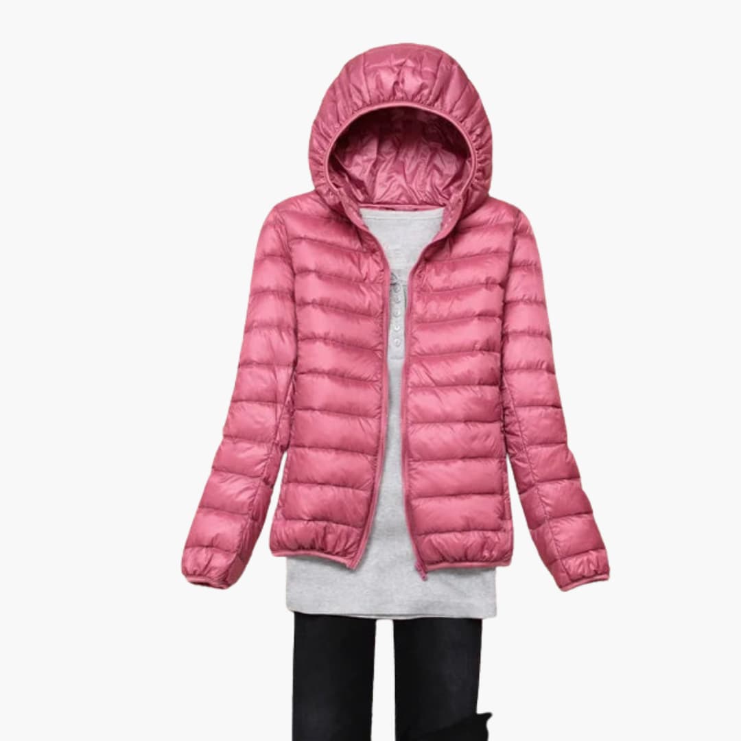 Giacca Donna Ultraleggera Imbottitura Piuma Calda
