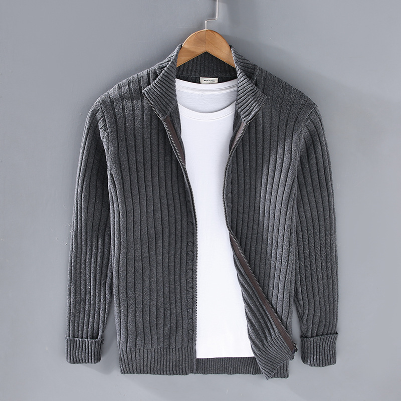 Cardigan Uomo in Cotone Maglia Comfort Regular