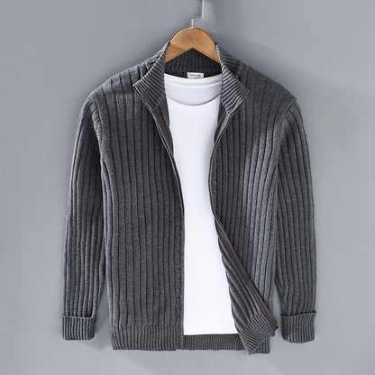 Cardigan Uomo in Cotone Maglia Comfort Regular