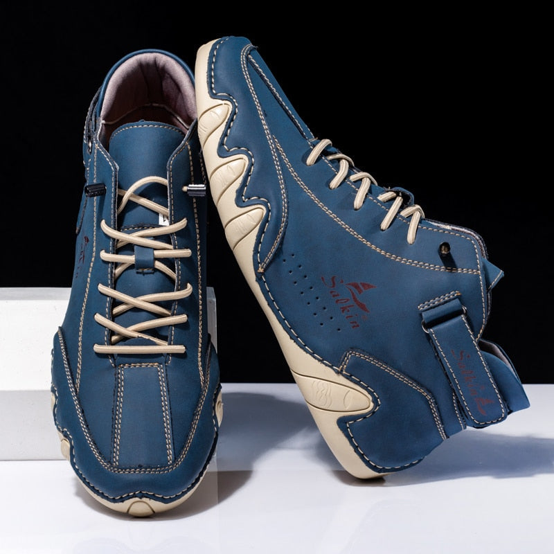 Scarpe Ortopediche Uomo in Pelle Comfort e Supporto Ergonomico