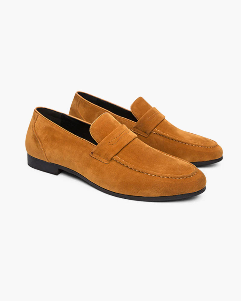 Mocassini Uomo Pelle Scamosciata Casual Business