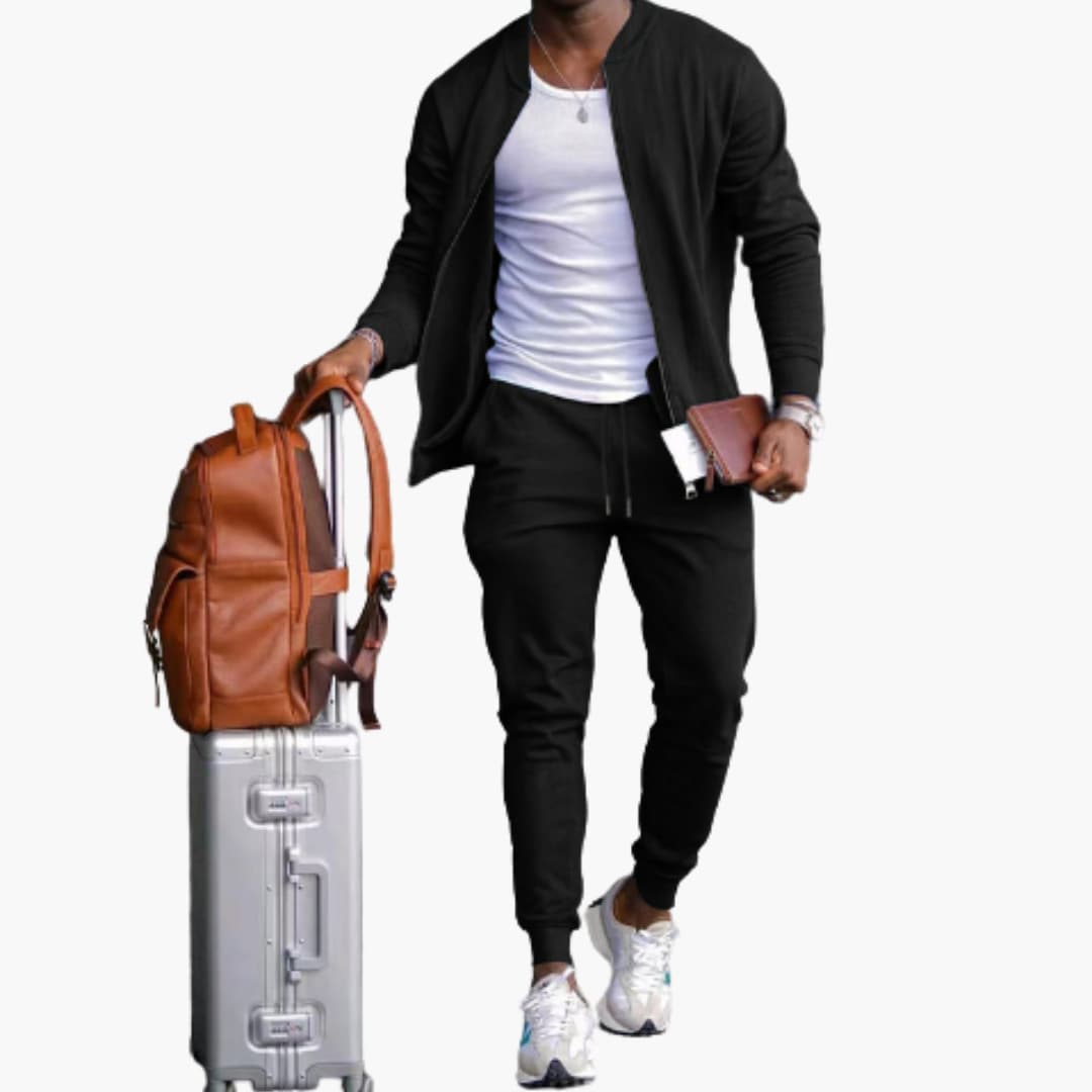 Tuta Sportiva Uomo con Zip Vestibilità Regolare - Brentozzi