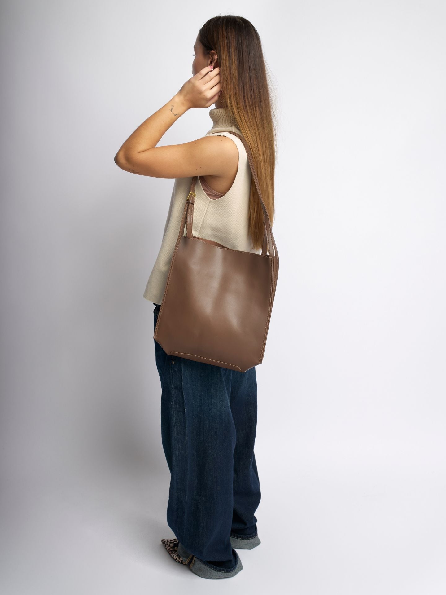 Borsa a Tracolla Donna in Ecopelle Elegante Capiente