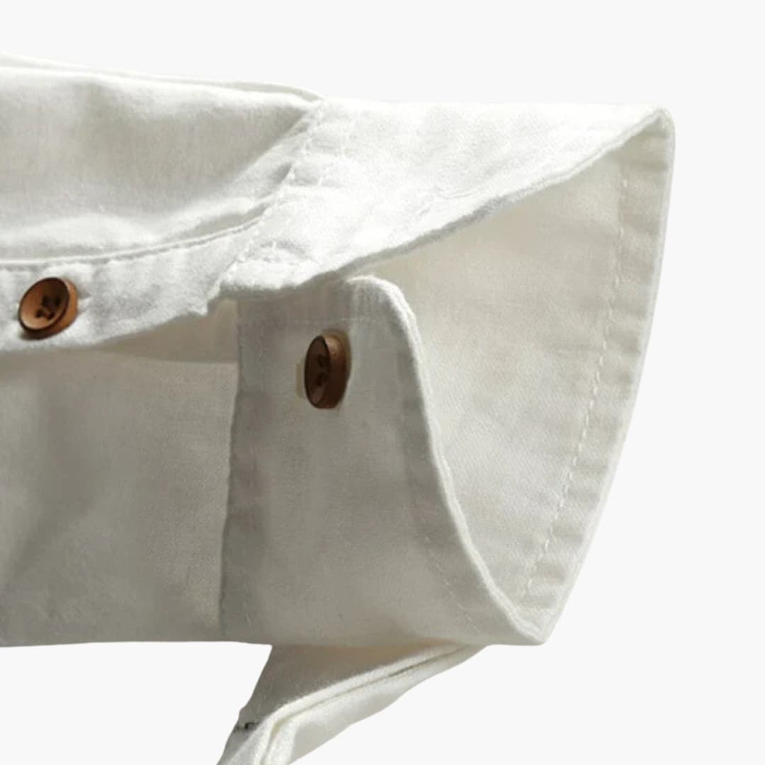 Camicia Uomo Collo Alto Manica Lunga