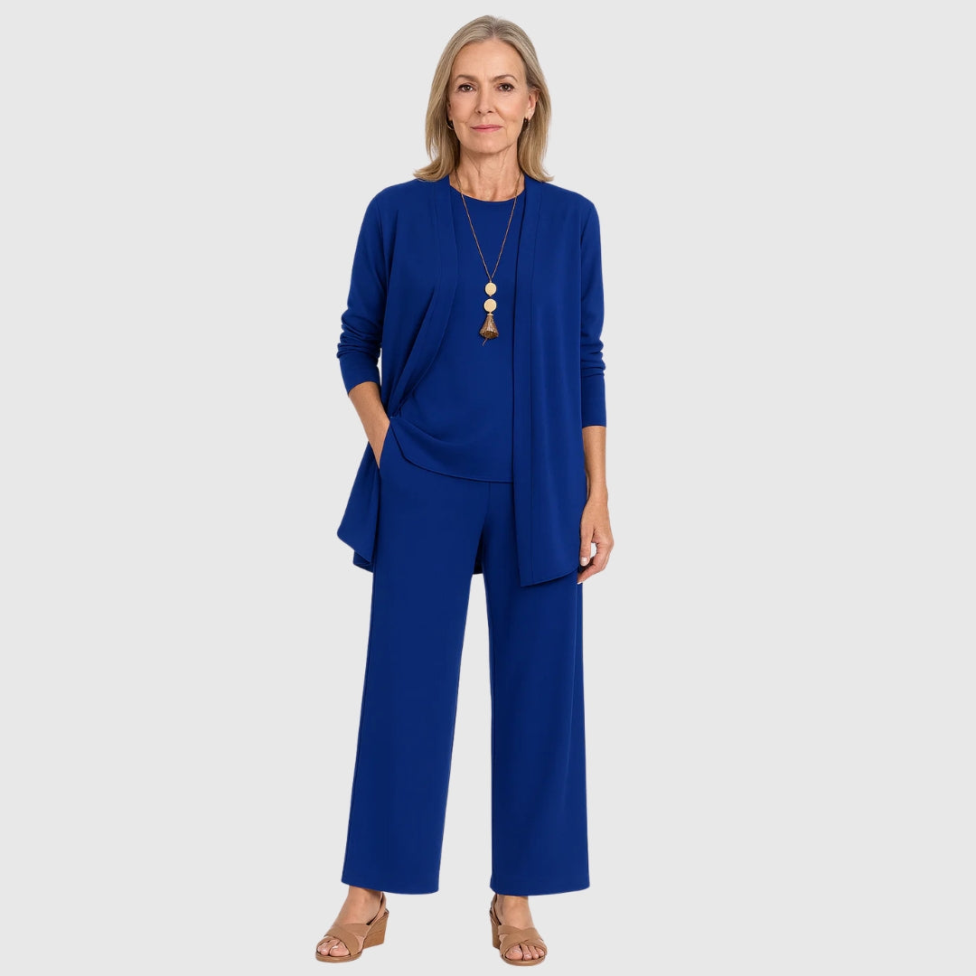 Completo Lounge Donna Tre Pezzi Stile Minimalista