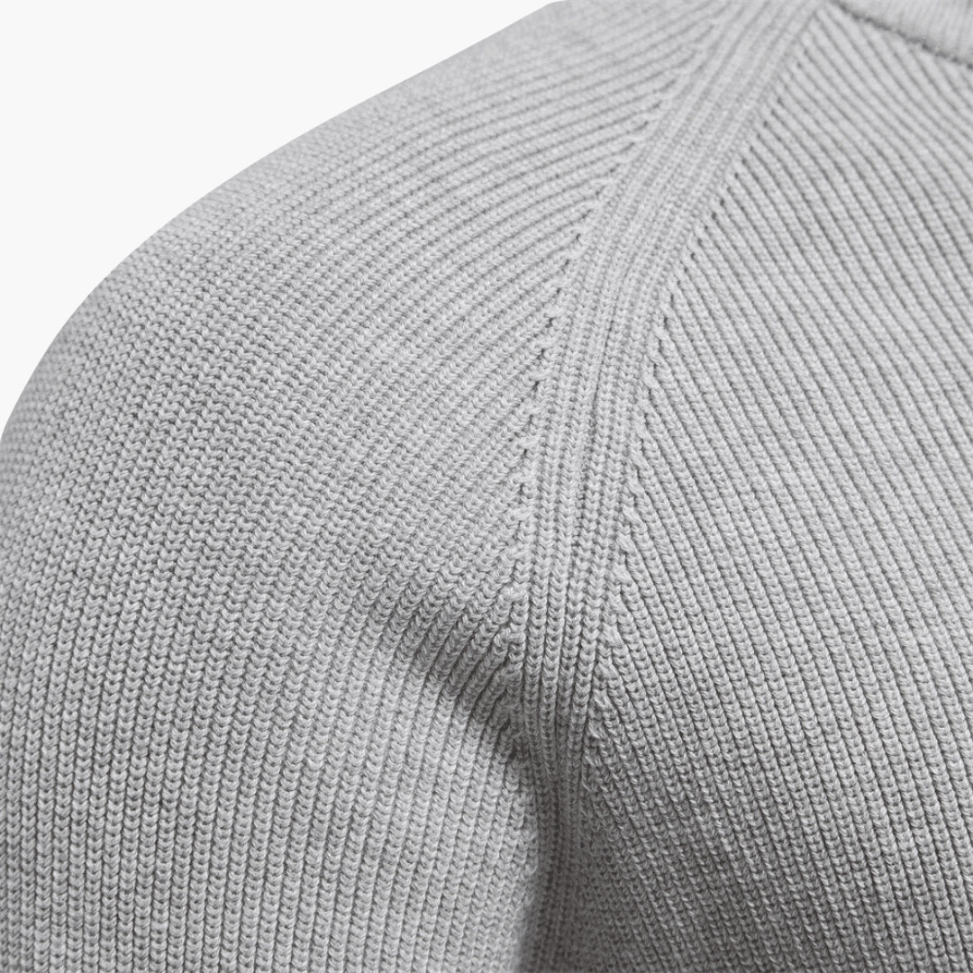 Maglione Uomo in Maglia Morbida con Zip