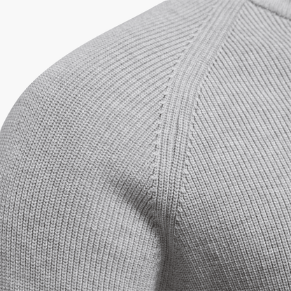 Maglione Uomo in Maglia Morbida con Zip