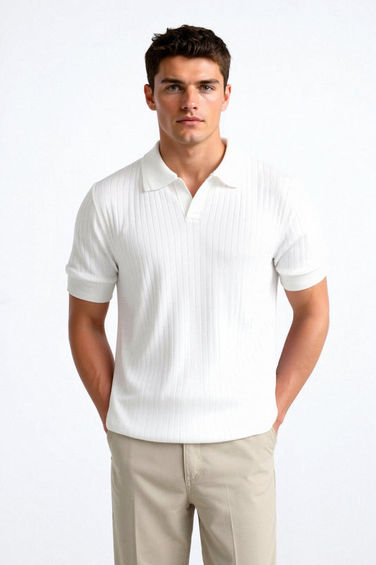 Polo Uomo Cotone Manica Corta Stile Classico Elegante - Brentozzi