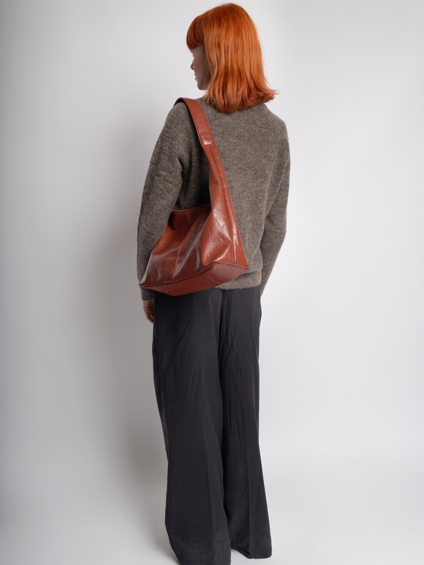 Borsa Tote Donna in Ecopelle Stile Vintage Capiente