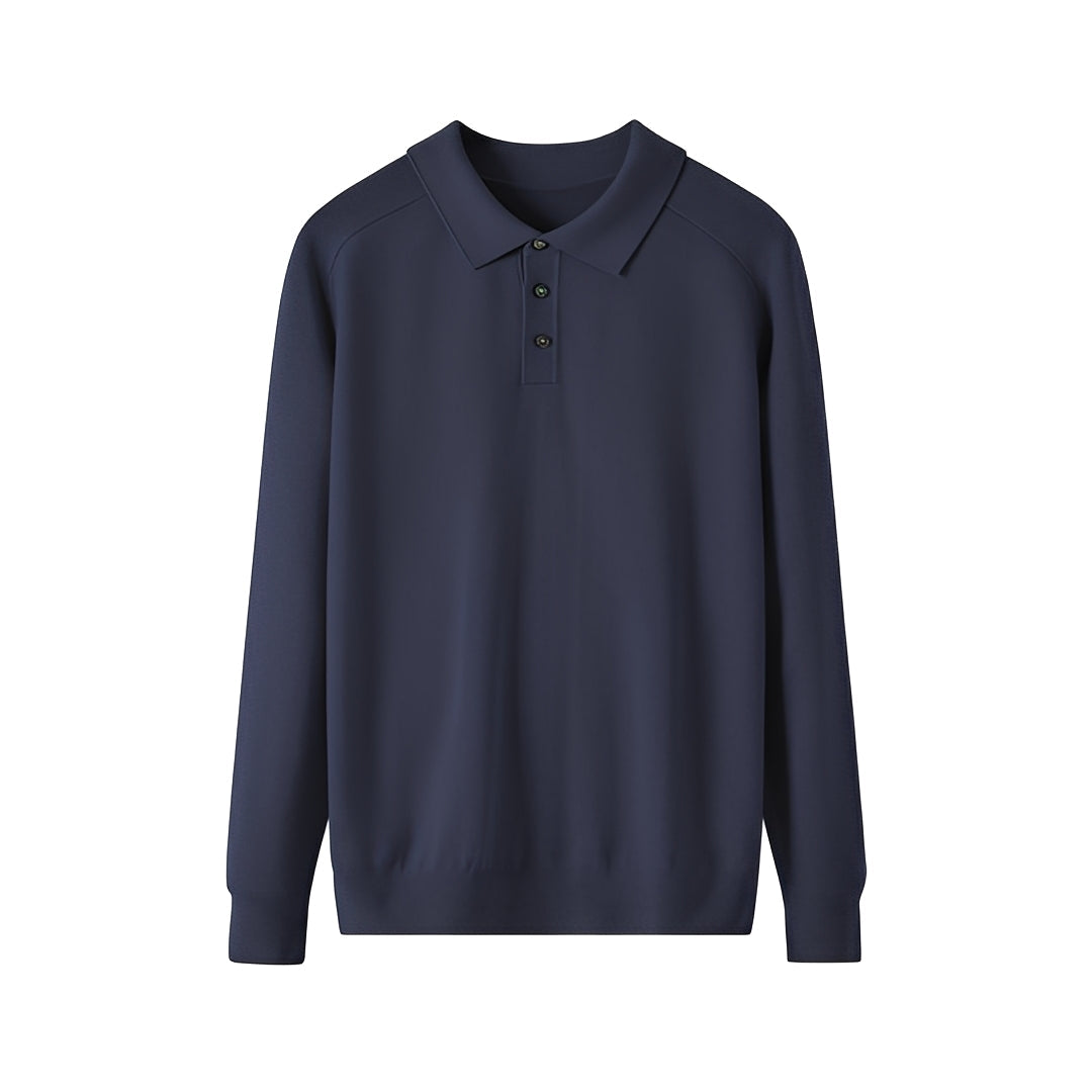 Maglione Uomo in Lana Collo a Risvolto
