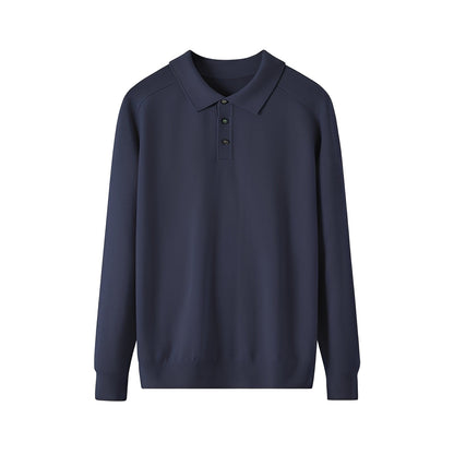 Maglione Uomo in Lana Collo a Risvolto