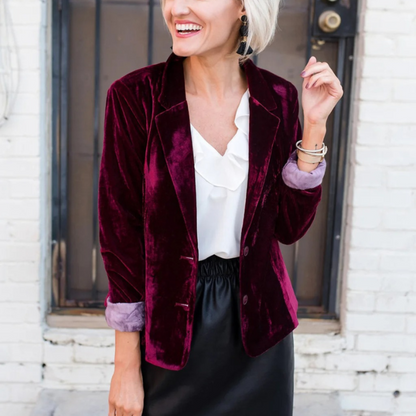 Blazer Donna per Ufficio Taglio Classico Versatile