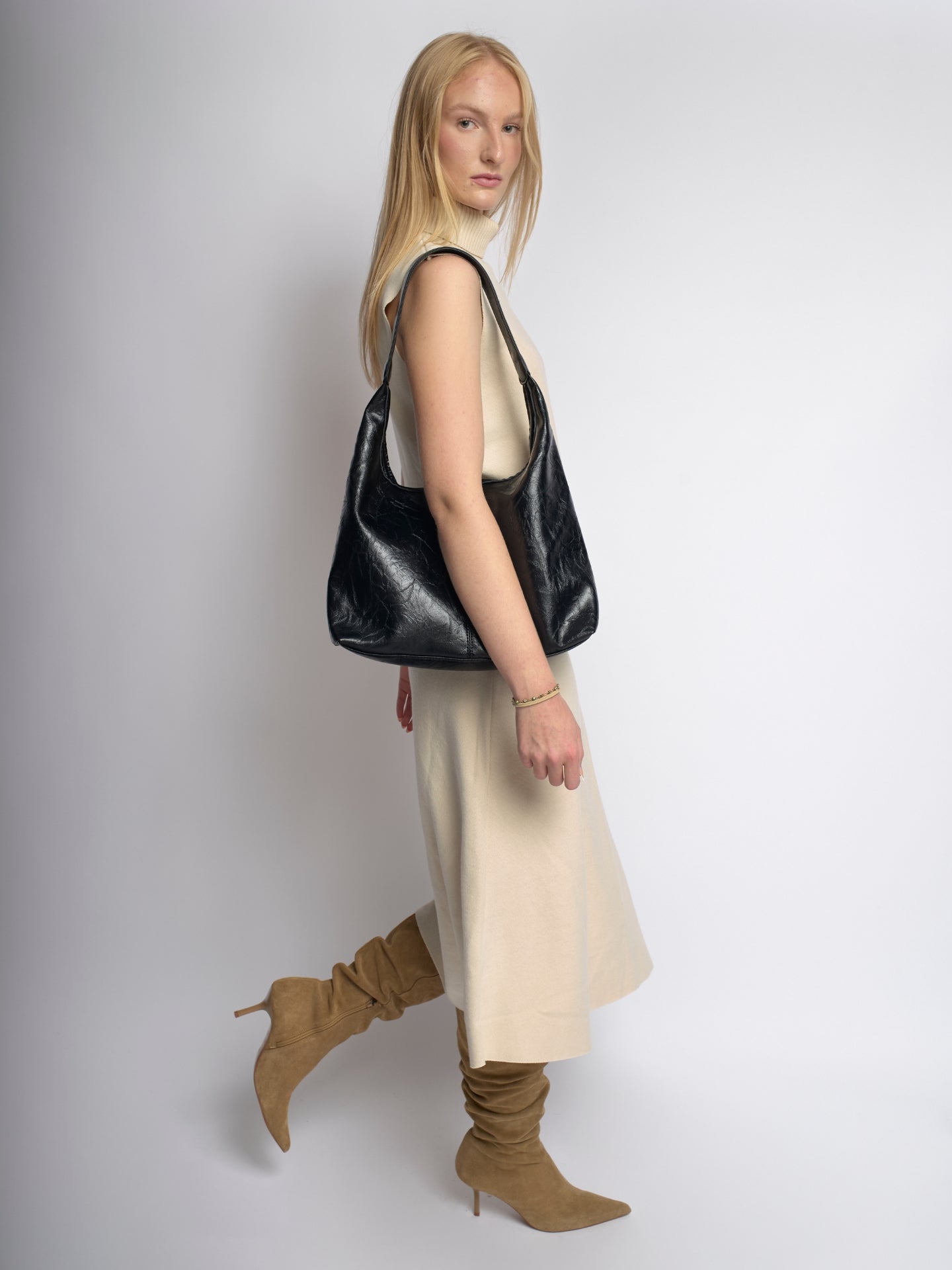 Borsa Tote Donna in Ecopelle Stile Vintage Capiente