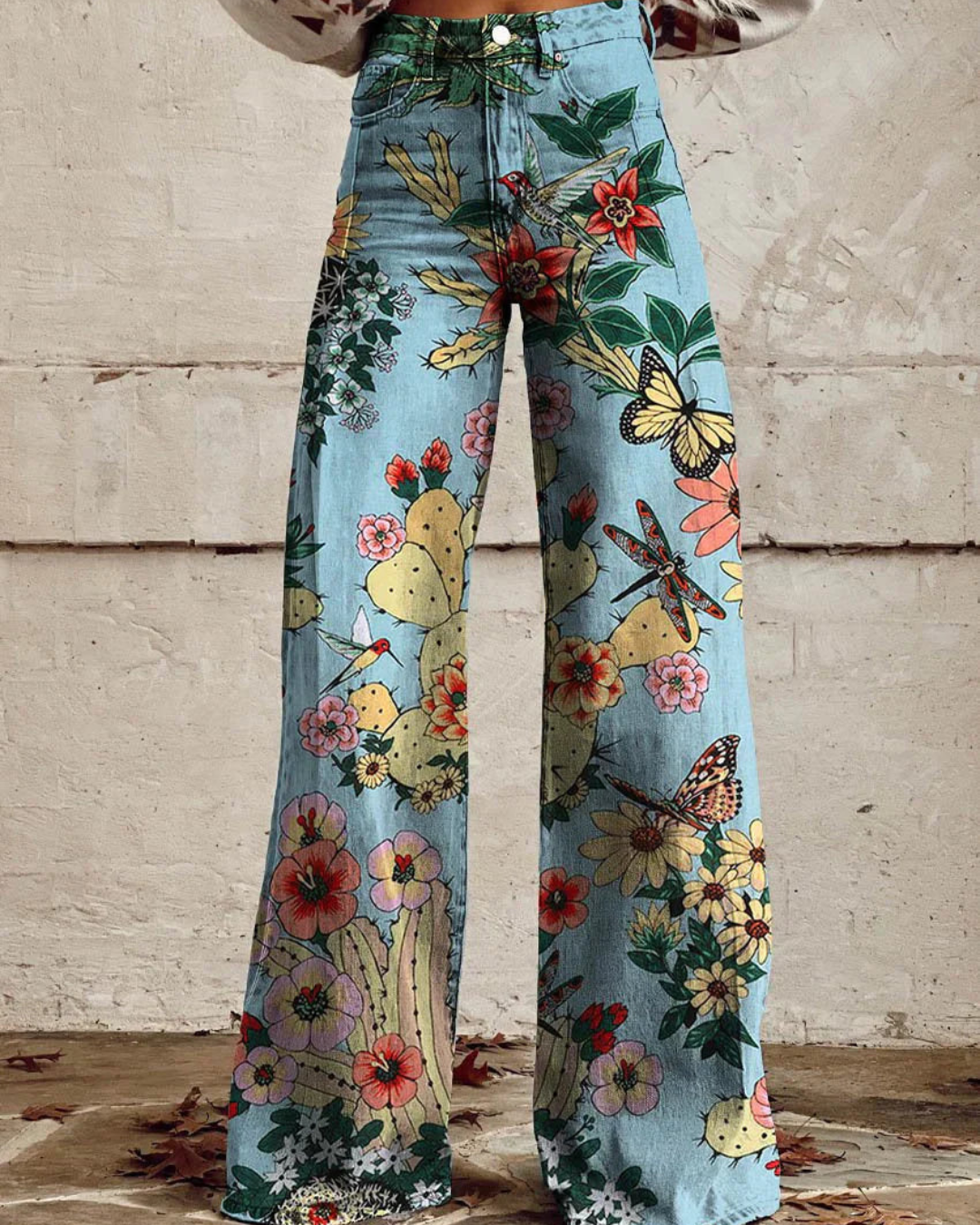 Pantaloni Baggy Donna Vestibilità Ampia