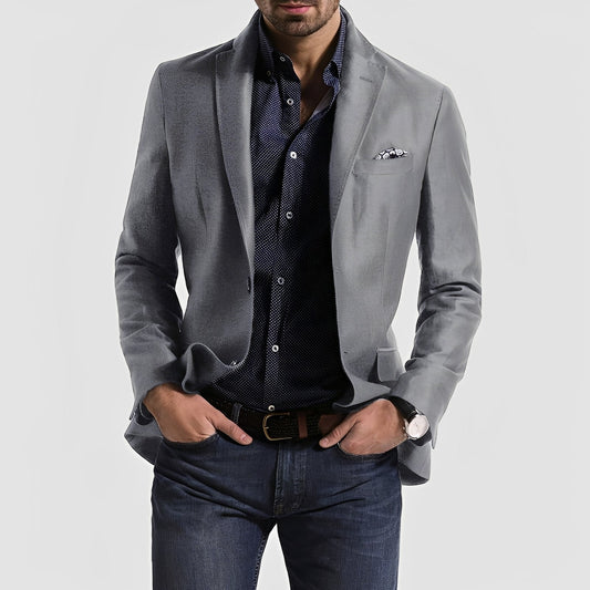 Blazer Uomo Elegante Doppio Bottone Slim Fit - Brentozzi