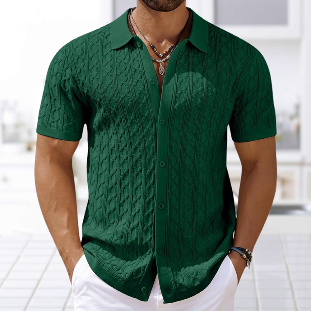 Polo Uomo Manica Corta Stile Casual