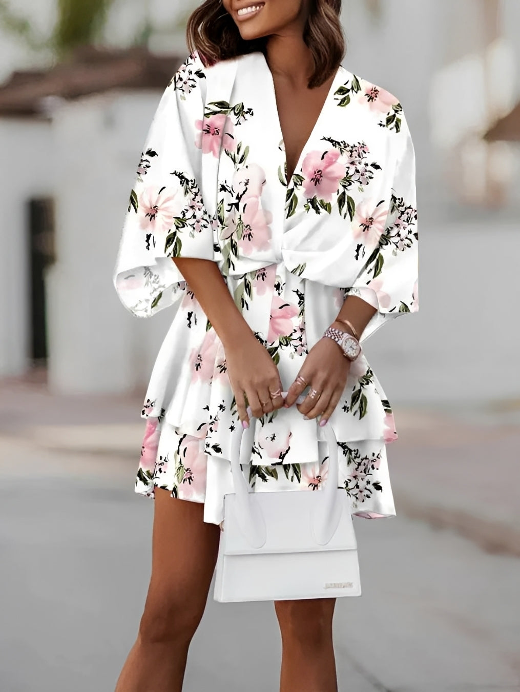 Abito Mini Donna Stile Elegante Vestibilità Comoda