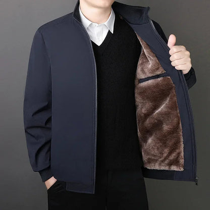 Giacca Invernale Uomo Collo Alto Calda e Elegante