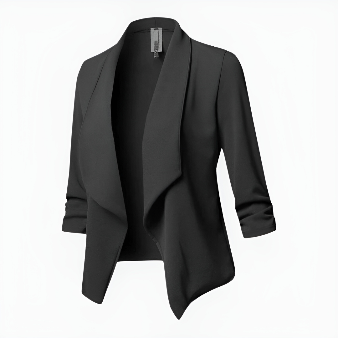 Blazer Donna Manica Lunga Linea Classica Formale