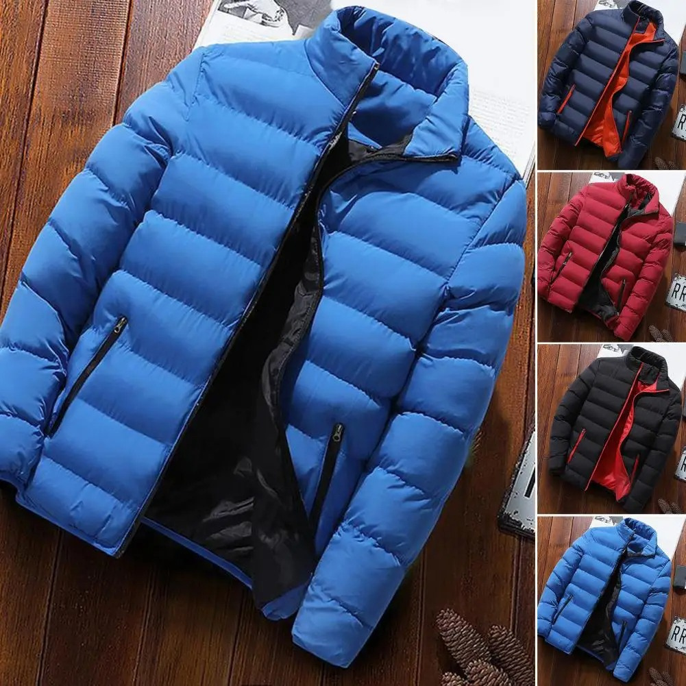 Giacca Piumino Uomo Leggera Imbottita con Zip