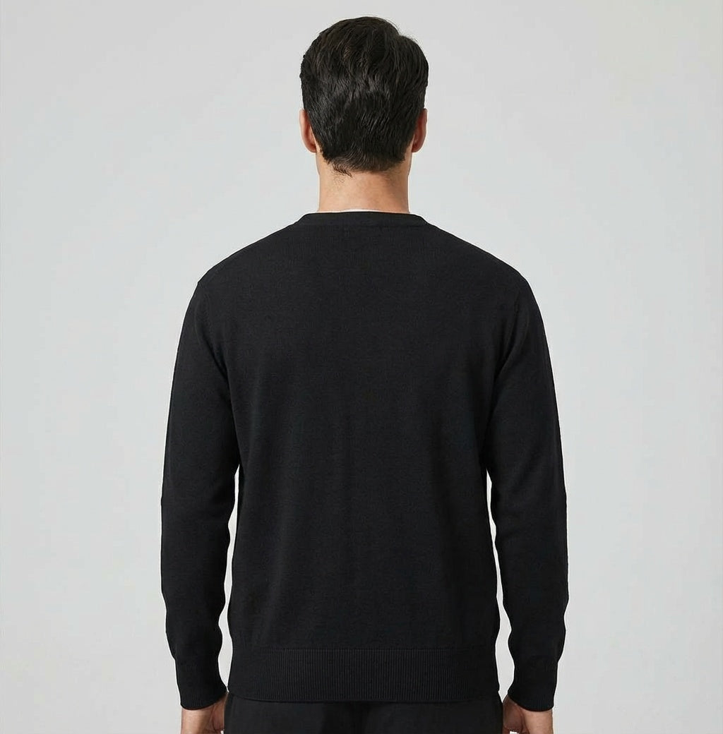 Cardigan Uomo Maglia con Apertura Frontale