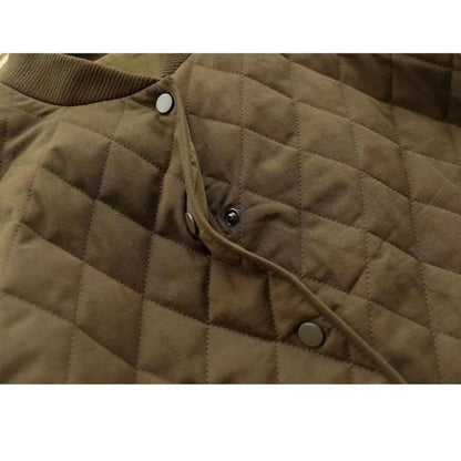 Giacca Donna Trapuntata con Bottoni e Tasche