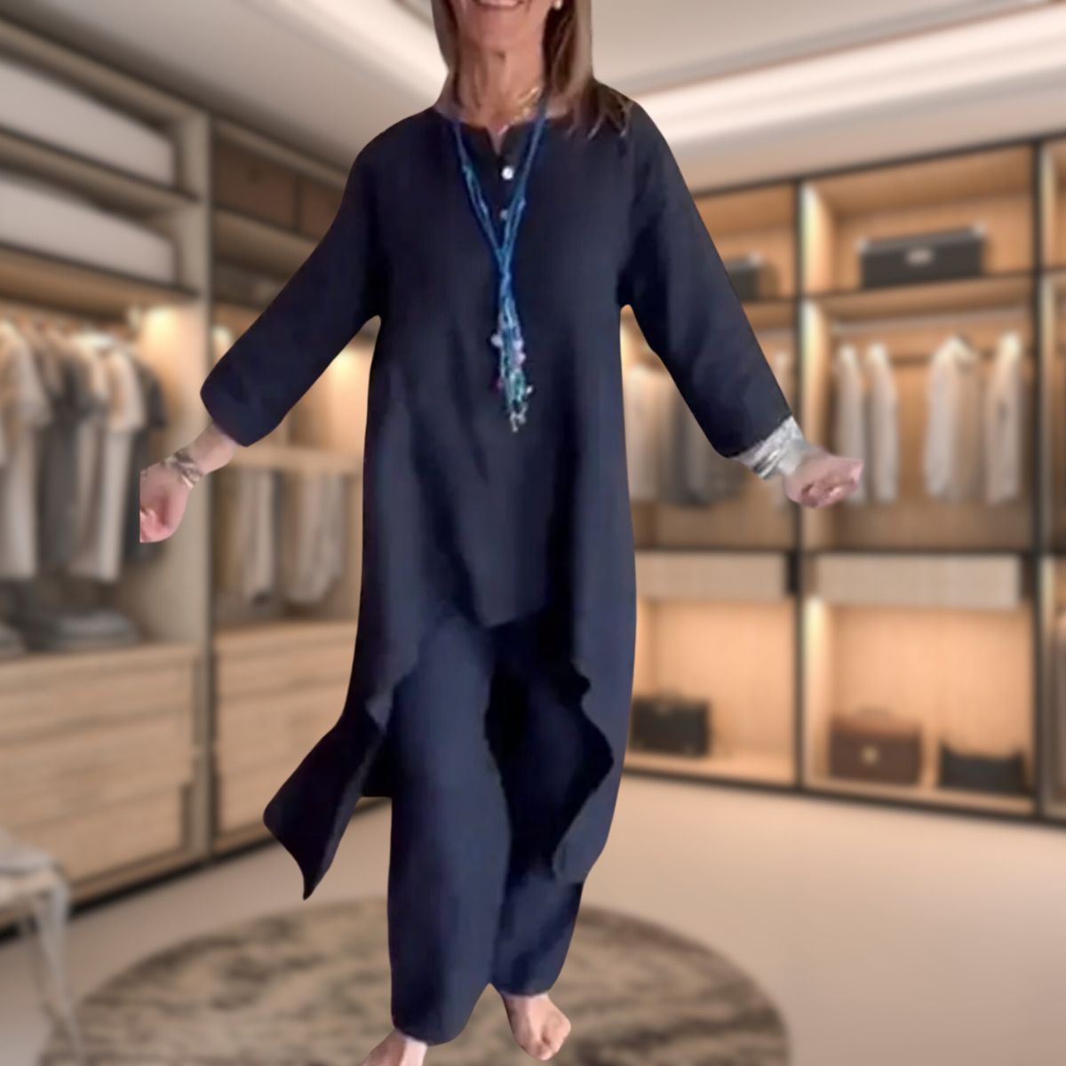 Completo Donna Taglio Oversize per Abbigliamento Casual