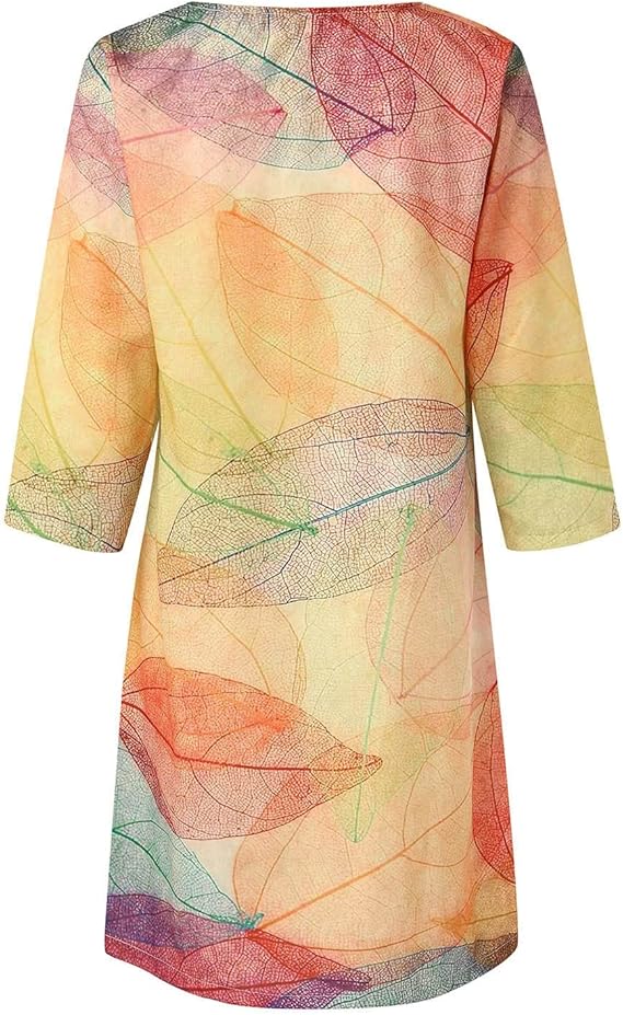 Abito Midi Donna Semplice Girocollo Classico