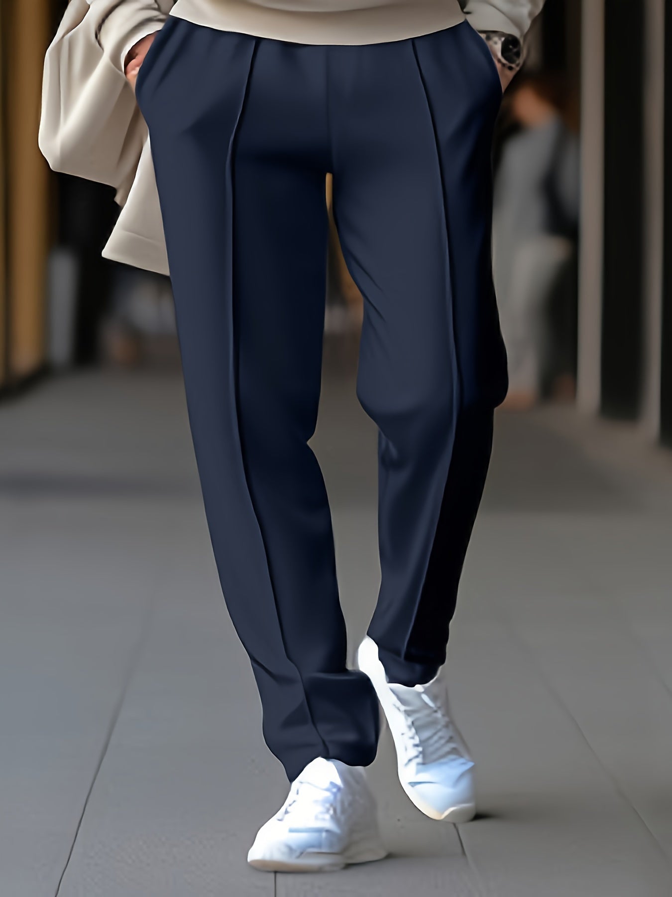 Pantaloni Uomo Casual Comodi Vestibilità Regolare