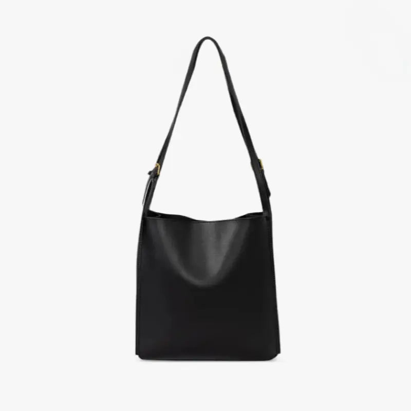 Borsa Tracolla Donna in Pelle Linee Pulite e Tracolla Stretta - Brentozzi