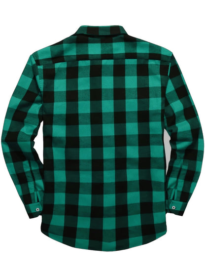 Camicia Uomo Manica Lunga Fantasia Quadri