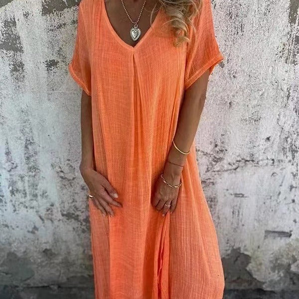 Abito Donna Svasato Traspirante Taglio Comodo