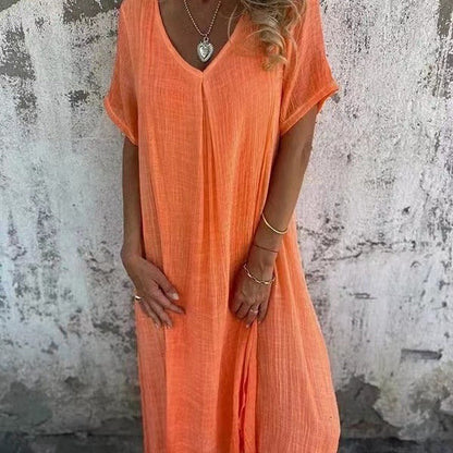 Abito Donna Svasato Traspirante Taglio Comodo