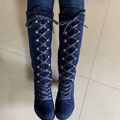 Stivali Donna Alti al Ginocchio Caldi e alla Moda