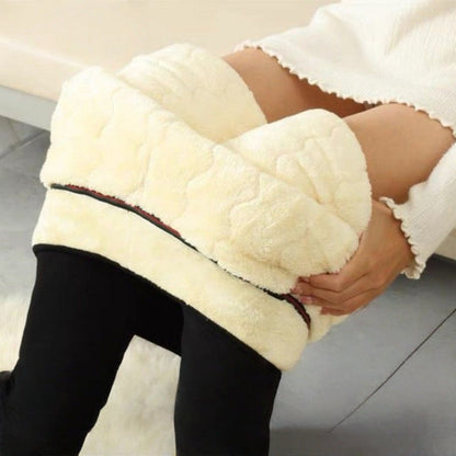 Leggings Donna Invernali con Fodera in Pile Caldi - Brentozzi