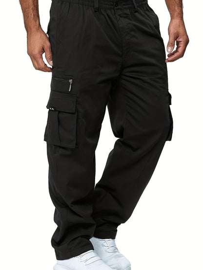 Pantaloni Cargo Uomo Cotone Comodi Vestibilità Regolare - Brentozzi