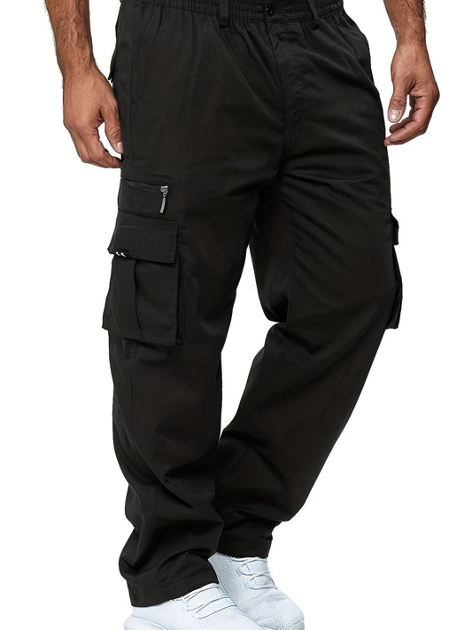 Pantaloni Cargo Uomo Cotone Comodi Vestibilità Regolare - Brentozzi