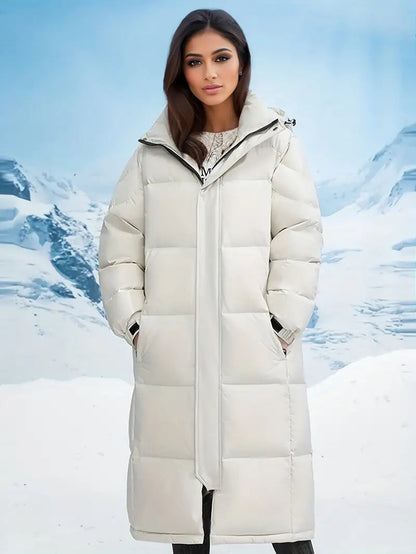 Parka Donna Invernale Imbottito Caldo Stile Classico