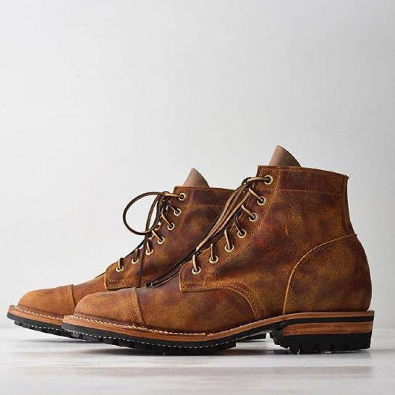 Scarpe Stringate Uomo Altezza Caviglia Suola Antiscivolo