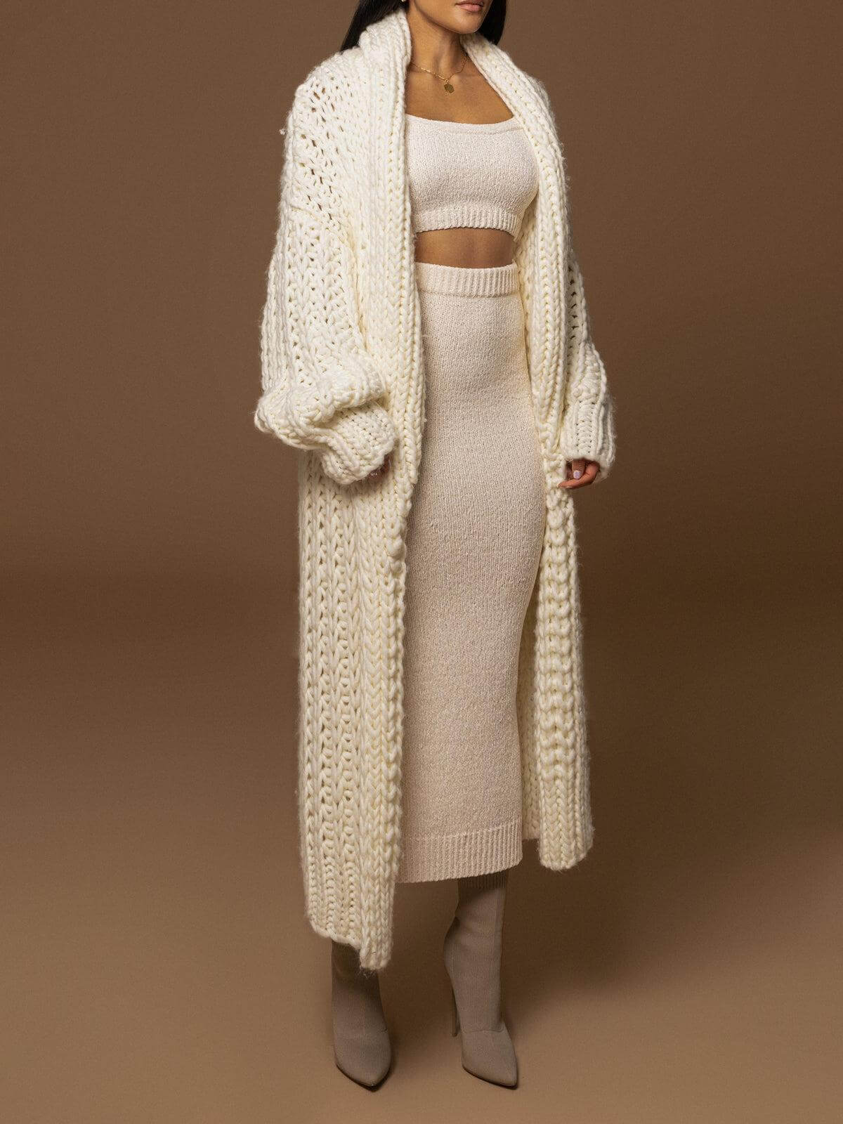 Cardigan Uomo Collo Sciarpa Morbido