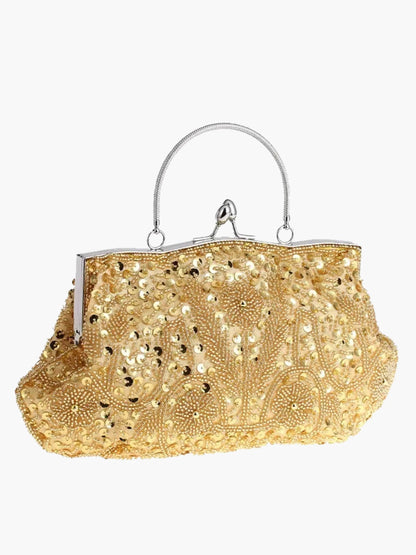 Borsa Donna Vintage Ricamata Stile Classico