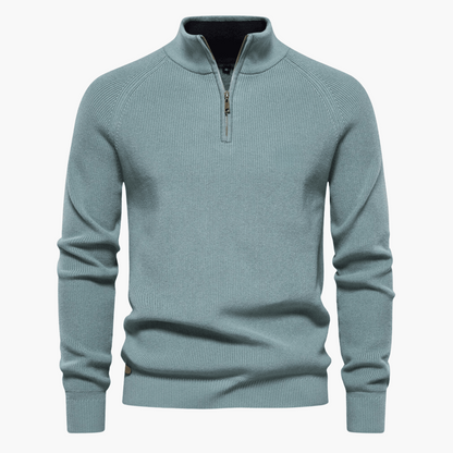 Maglione Uomo in Maglia Morbida con Zip