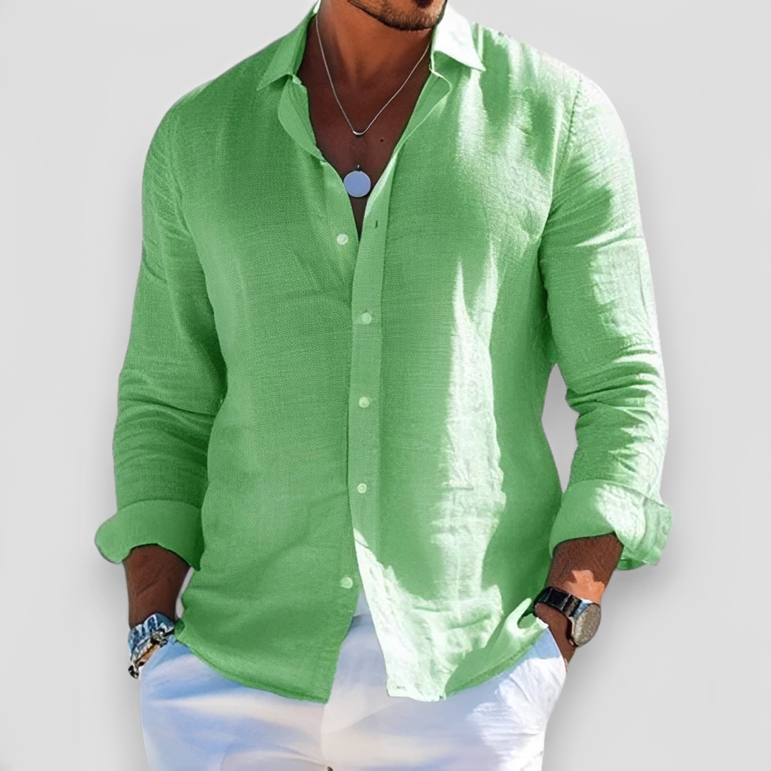 Estivo Uomo Stile Classico Semplice