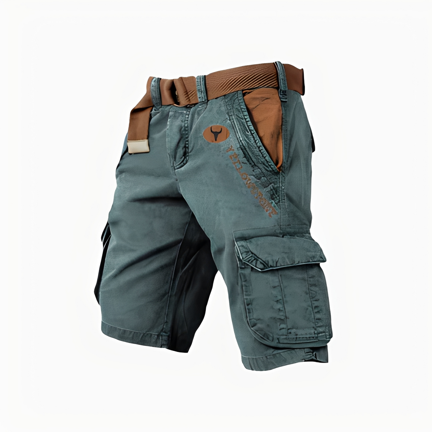 Bermuda Cargo Uomo Comodi Tasche Multiple