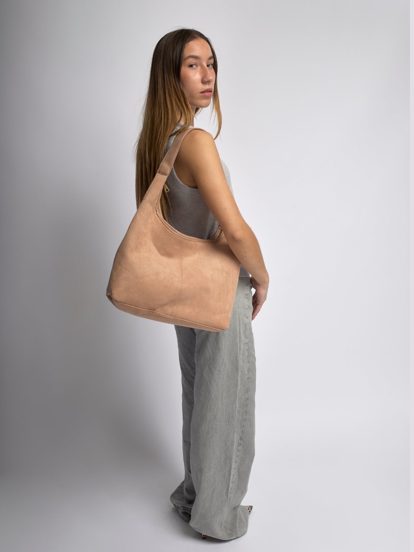 Borsa Tote Donna in Ecopelle Vegan Stile Pratico Durable