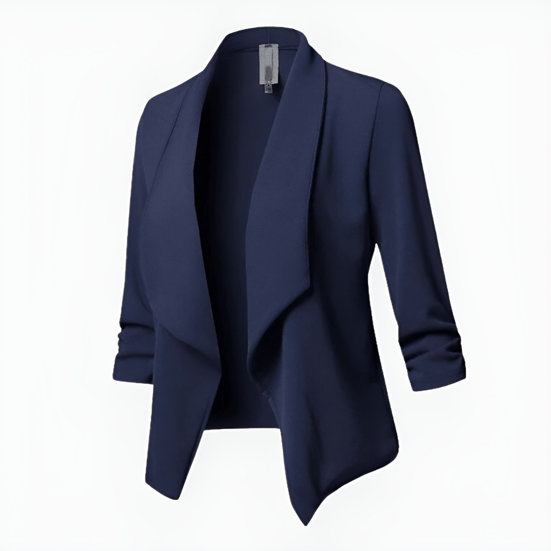 Blazer Donna Manica Lunga Linea Classica Formale
